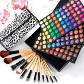 180 COLORS EYESHADOW PALETTE+12 PCS LIGNEOUS BRUSHES SET